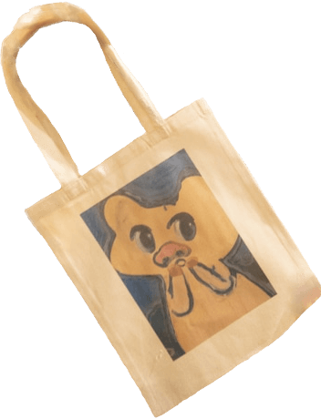 A cute pig eco bag